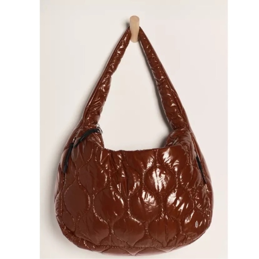 Free People NWT Brown Quilted Women's Bag